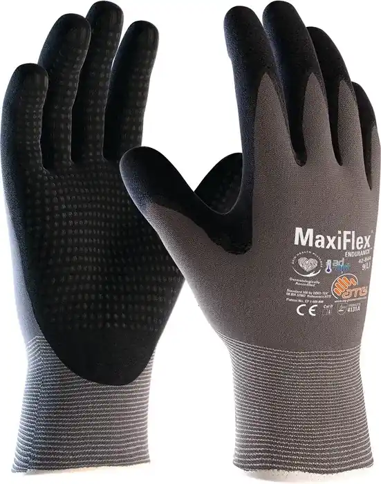 Wochenendangebot Handschuhe MaxiFlex Endurance with AD-APT 42-844 Gr.8 grau/schwarz VE: 12 Paare