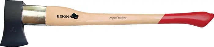 Spaltaxt PROFILINE Stiel-L.800mm G.2500g balliger Kopf Hickorystiel BISON Knallerangebot