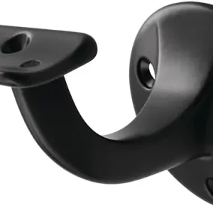 Handlaufträger 3500 Alu.ku.-besch.schwarz D.Wandplatte 56mm Neue Kollektion