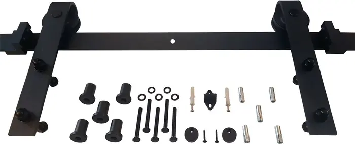 Schiebesyst.450101 100kg 2000mm schwarz HLT 38-40mm Kompletts. Zertifiziert
