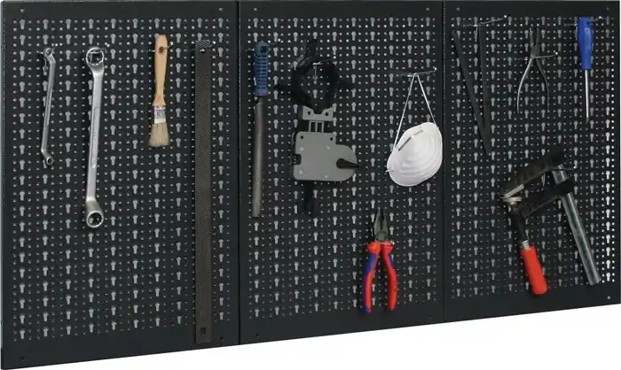 Direktkauf Lochwand Gesamt-B1200xH600mm B400xH600mm m.12 Standardhaken