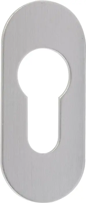 Schlüsselrosette 817/3003 VA EST Schildst.3mm PZ ov.EDI Zertifiziert