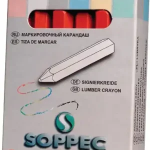 Markierkreide rot unpapiert 12 St./Schachtel SOPPEC Knallerangebot