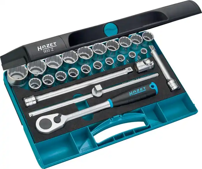Schneller Versand Steckschlüsselsatz 900Z 25-tlg.1/2 Zoll SW 10-32mm Z.90 12-kant HAZET