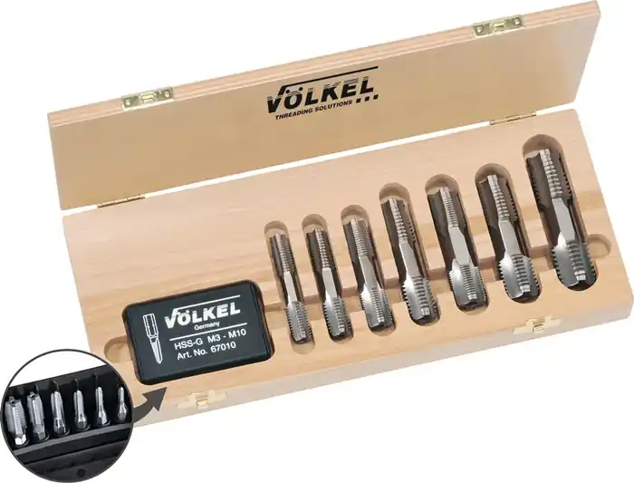 Handgewindebohrersatz HexTap G1/8-1 Zoll HSSG ISO2 (6H) VÖLKEL Jetzt Bestellen