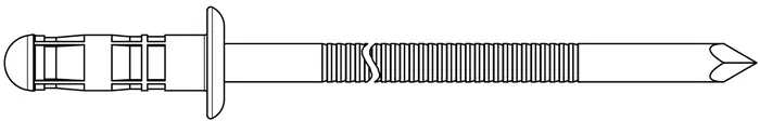 Neu Im Sortiment Blindniet PolyBulb® Nietschaft dxl 4,8x11mm Alu./STA 250 St.GESIPA VE: 250 Stück