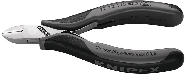 Sale Elektronikseitenschneider L.115mm Form 2 Facette nein spiegelpol.KNIPEX