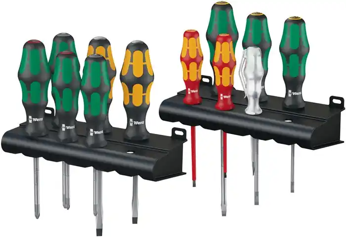 Jetzt Kaufen Schraubendrehersatz Kraftform XXL 12-tlg.Schitz/PH/PZD Kraftformgriff WERA