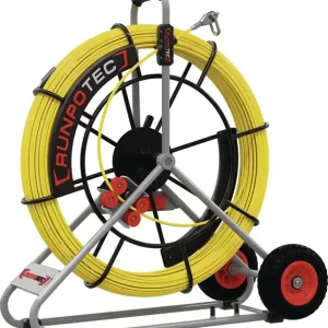 Glasfaserstab Band-L.120m Biege-R.620mm Kabel-D.9mm RUNPOTEC Highlight