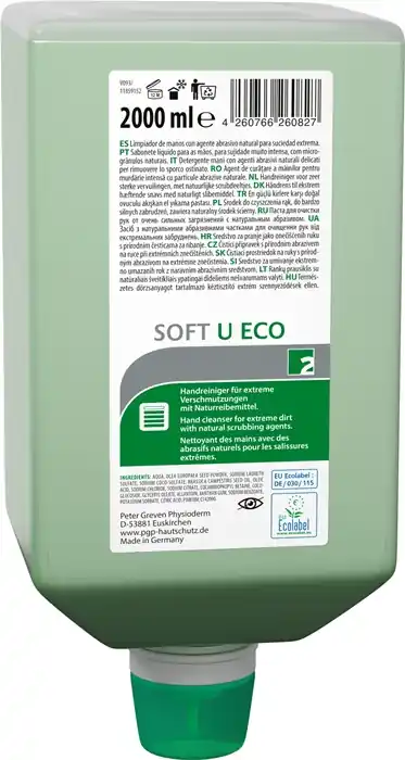 Nur Für Kurze Zeit Handreiniger GREVEN® SOFT U ECO 2l lösemittelfrei 2000ml Varioflasche PHYSIODERM