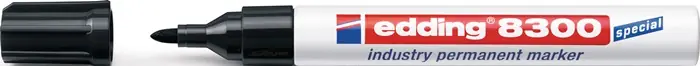 Industrie-Permanentmarker 8300 schwarz Strich-B.1,5-3mm Rundspitze EDDING VE: 10 Stück Must-Have