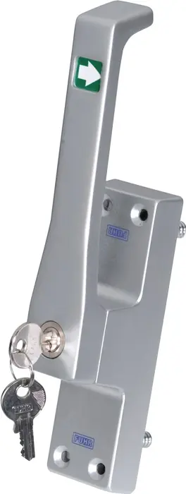 Türtreibr.970Z DIN li.silber elox.LM Rundstange 10mm FUHR Finale Aktion