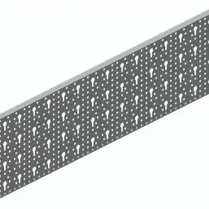 Stahl-Lochplatte STA weißalu.L.800mm B.200mm ALFER ALUMINIUM Solange Der Vorrat Reicht