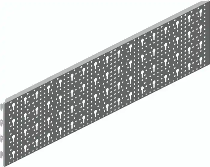 Stahl-Lochplatte STA weißalu.L.800mm B.200mm ALFER ALUMINIUM Solange Der Vorrat Reicht
