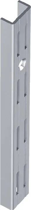 Wandsch.L.1500mm weißaluminum STA zweireihige Lochung ALFER ALUMINIUM VE: 2 Stück Saisonangebot