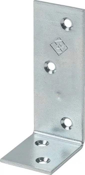 Balkenwinkel L180x120 mmmm B.40mm sta.STA blau verz.S.5mm VORMANN VE: 10 Stück Neu