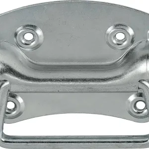 Heißes Angebot Kistengriff Höhe80mm Breite100mm STA blau verz.Löcher 4 VORMANN VE: 10 Stück