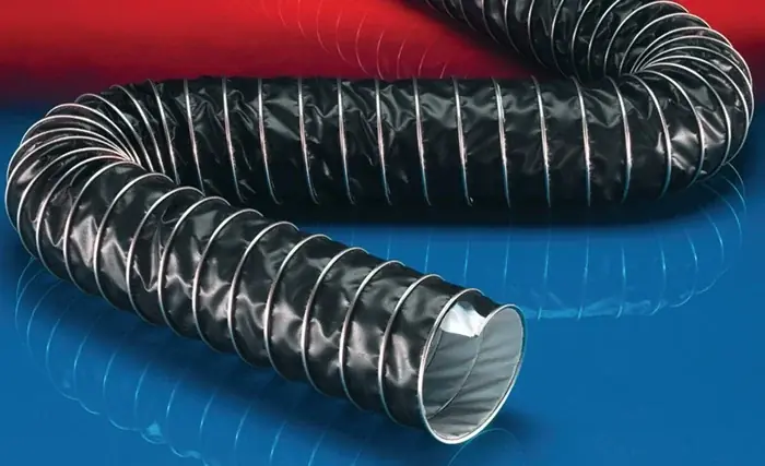 Absaug- u.Gebläseschlauch CP PTFE_HYP-INOX 472 125-127mm 137,00mm 6m VE: 6 Meter Top-Seller