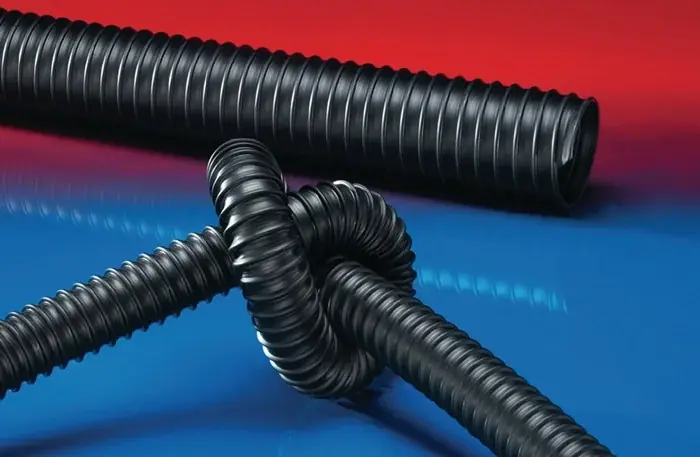 Absaug- u.Gebläseschlauch AIRDUC® PUR 351 HT ID 80mm AD 89,00mm Rl. VE: 10 Meter Neu
