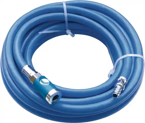 Druckluftschlauchset ID 9mm AD 16mm L.10m Sicherheitskuppl.DN 7,4 EWO Preisreduziert