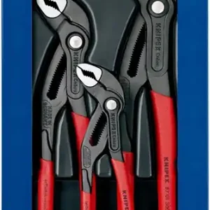 Preisknaller Zangensatz Cobra®-Paket Inh.3tlg.grau atram.Kunststofftiefziehteil KNIPEX