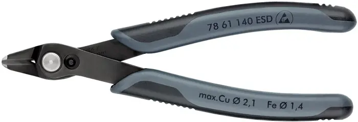 Elektronik-Seitenschneider Super-Knips® L.140mm Facette nein brün.KNIPEX Online Kaufen