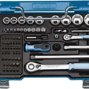 Markenware Steckschlüsselsatz 19 V20U-20 81tlg.1/4+1/2 Zoll 4-36mm Z.40/60 6/12-Kant GEDORE