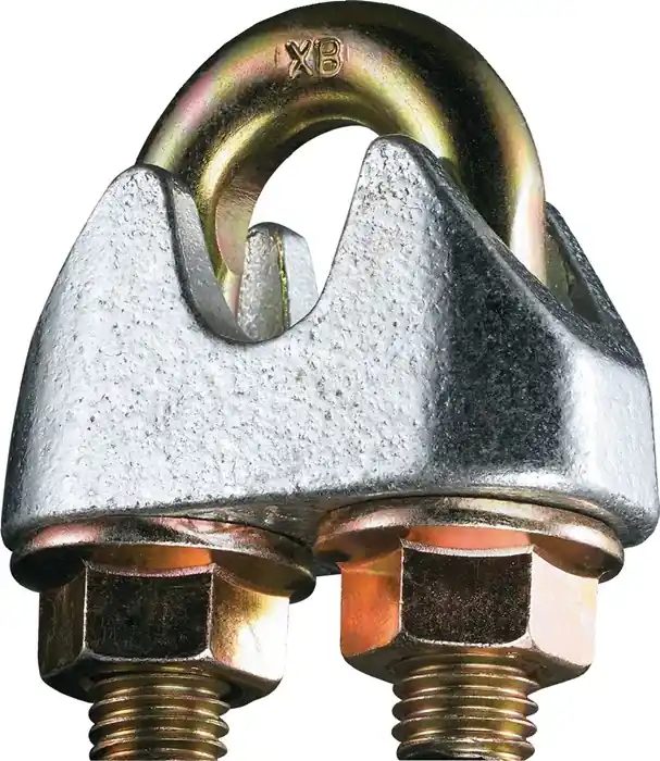 Mega-Angebot Sicherheitsdrahtseilklemme DIN 1142-EN 13411-5 Gew.M8 Nenn-Gr.10,0mm verz. VE: 50 Stück