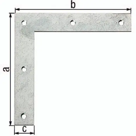 Garantierte Lieferung Eckwinkel L.200x200mm B.30mm STA sendzimirverzinkt GAH VE: 10 Stück