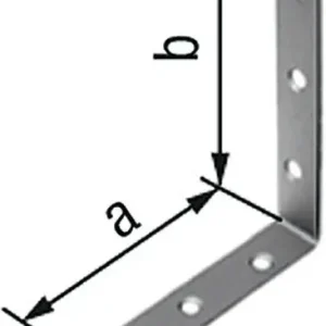 Stuhlwinkel L.60 x 60mm B.16mm S.2mm VA Loch-D.5,5mm GAH VE: 50 Stück Heißes Angebot