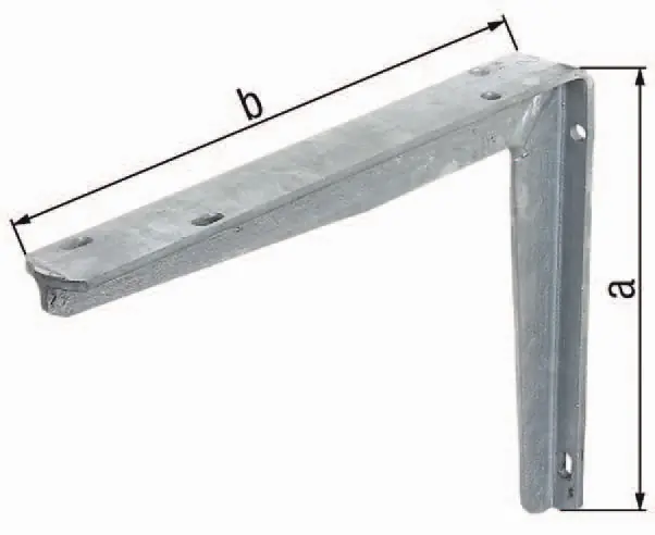 Aktuell Konsole L.400mm H.300mm STA roh TZN Trgf.145kg GAH
