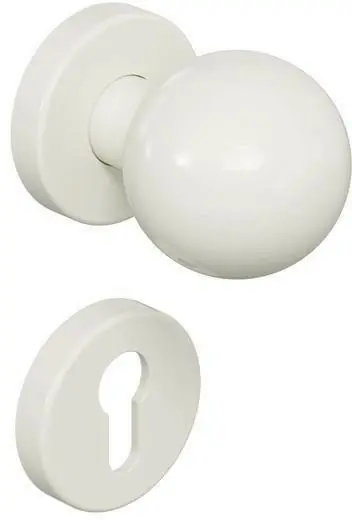 Neu Rosettengrt.111R03.133 Ku.99 U-Form PZ DIN L/R KGL D/K HEWI