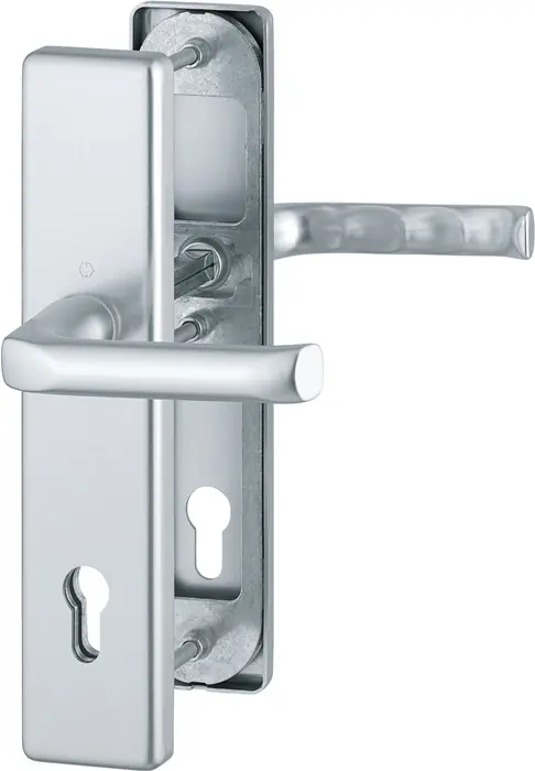 Neu Im Sortiment Schutzgarnitur London 113/2221/2210 Alu.F1 92mm 67-77mm HOPPE