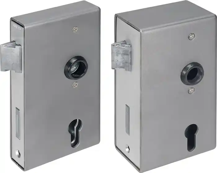Preisreduziert Schlosskasten 140U DIN L/R Maß A50xB94,5xC173mm Dornm.60mm AMF