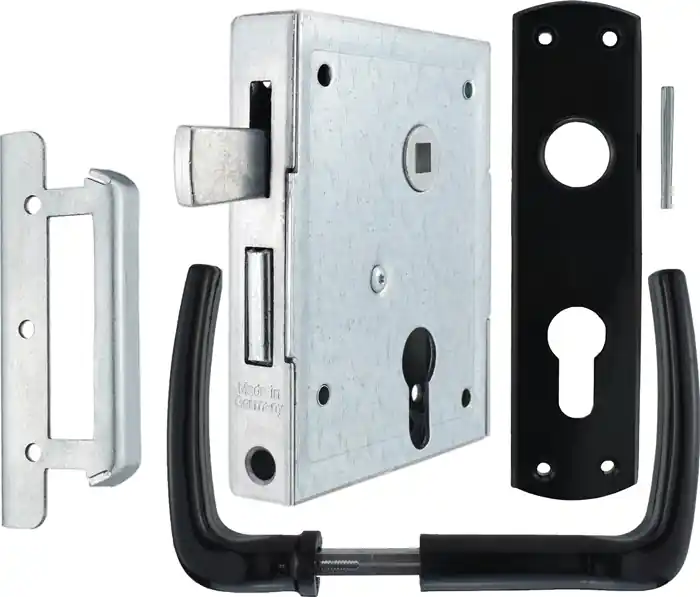 Universal-Kastenschloss DIN L/R PZ hebende F 60mm BEVER Heißes Angebot