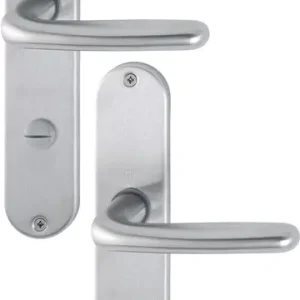 Langschildgarnitur Cardiff E1850Z/302 VA F69 SK/OL 78mm DIN L/R HOPPE Bestpreis