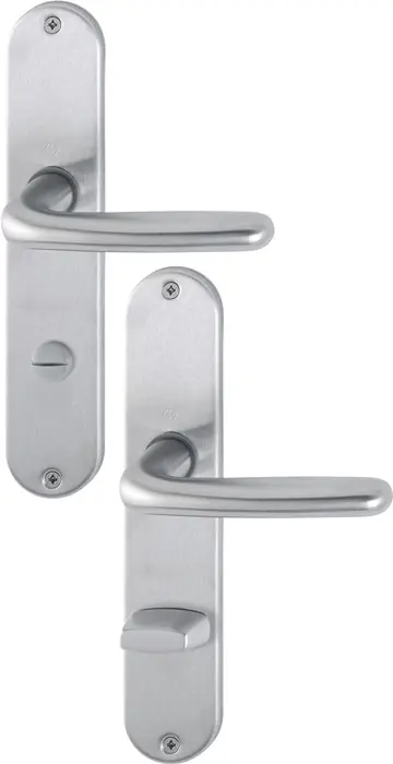 Langschildgarnitur Cardiff E1850Z/302 VA F69 SK/OL 78mm DIN L/R HOPPE Bestpreis