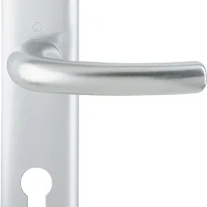 Neue Ware Langschildgarnitur Tôkyô 1710/273P Alu.F1 PZ 72mm DIN L/R HOPPE