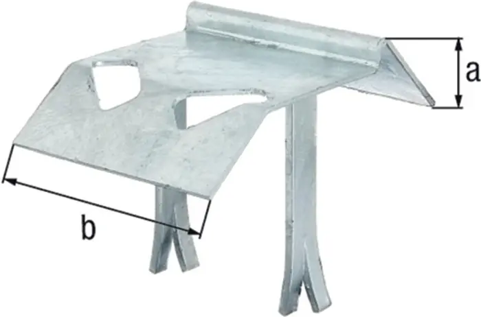 Neue Ware Auflaufstütze Typ 321 STA TZN angeschw.Mauerkrallen 125mm GAH