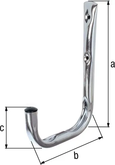 Wandhaken einfach A.250mm STA verz.H.300mm D.18mm GAH Wochenendangebot