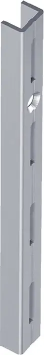Wandsch.L.1500mm weißalu.STA einreihige Lochung ALFER ALUMINIUM Sonderaktion