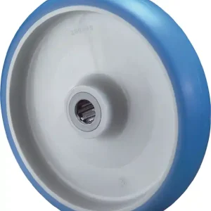 Ersatzrad D.100mm Trgf.110kg Polyurethan,blau Achs-D.12mm Nabenl.40mm BS ROLLEN Begrenztes Angebot