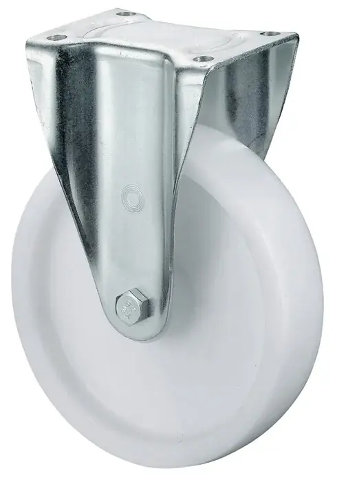 Schwerlast-Bockrolle D.100mm Trgf.350kg Ku.Platte L105xB85mm BS ROLLEN Beliebt
