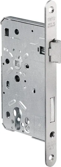 Echt Objekt-Einsteckschloss 0515 PZW 24/ 55/72/8mm DIN R alufinish silber rd