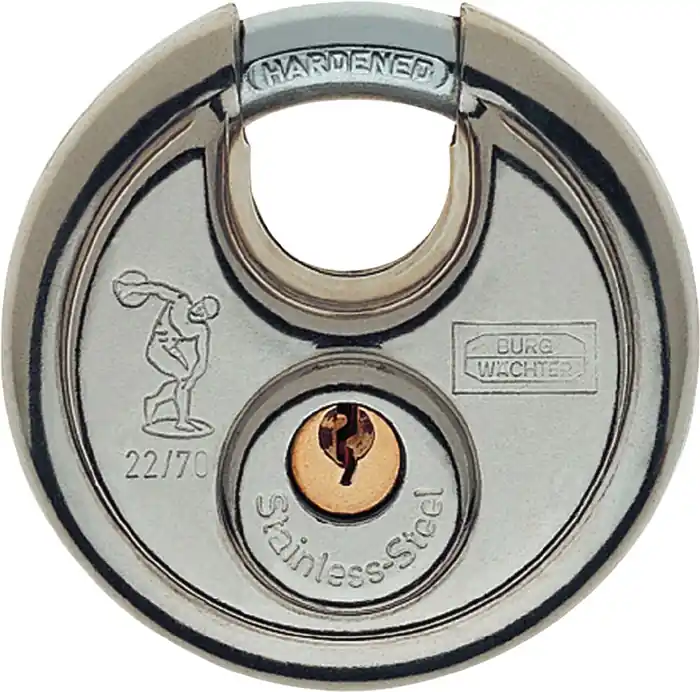 Zylindervorhangschloss 22 70 Schlosskörper-B.70mm VA versch.-schl.BURG-WÄCHTER Angebot