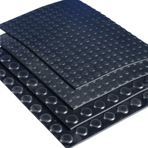 Sonderangebot Gummiflachnoppenmatte ElaQprem B.1,20m L.10m D.3mm schwarz NR/SBR Rl.MÖLLER VE: 12 Quadratmeter