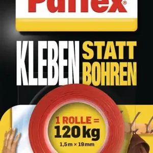 Montageband Kleben statt Bohren transl.L.1,5m B.19mm Rl.PATTEX VE: 10 Rollen Preiswert