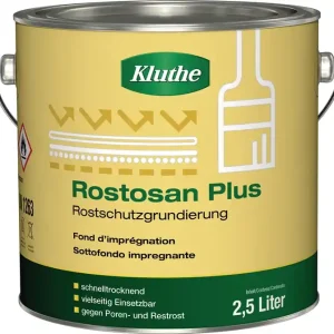 Günstig Rostprimer Rostosan® Plus rotbraun 2500 ml Dose KLUTHE VE: 2 Stück