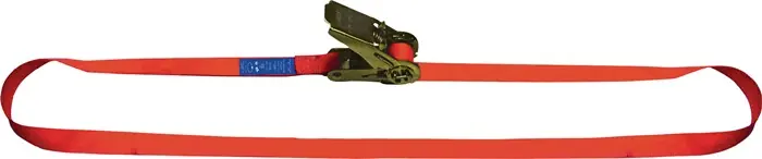 Zurrgurt DIN EN 12195-2 L.6m B.25mm m.Ratsche LC U 700 daN Geprüft