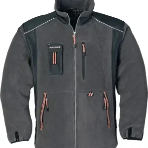 Sale Fleecejacke Gr.XXXL dunkelgrau/schwarz/orange TERRATREND